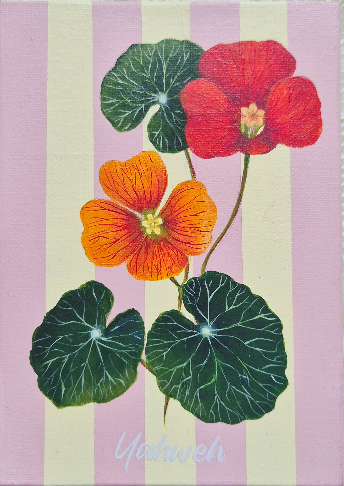 Words of encouragement Collection - Yahweh - Nasturtium