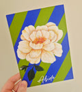 Words of encouragement Collection - Abide - Peony