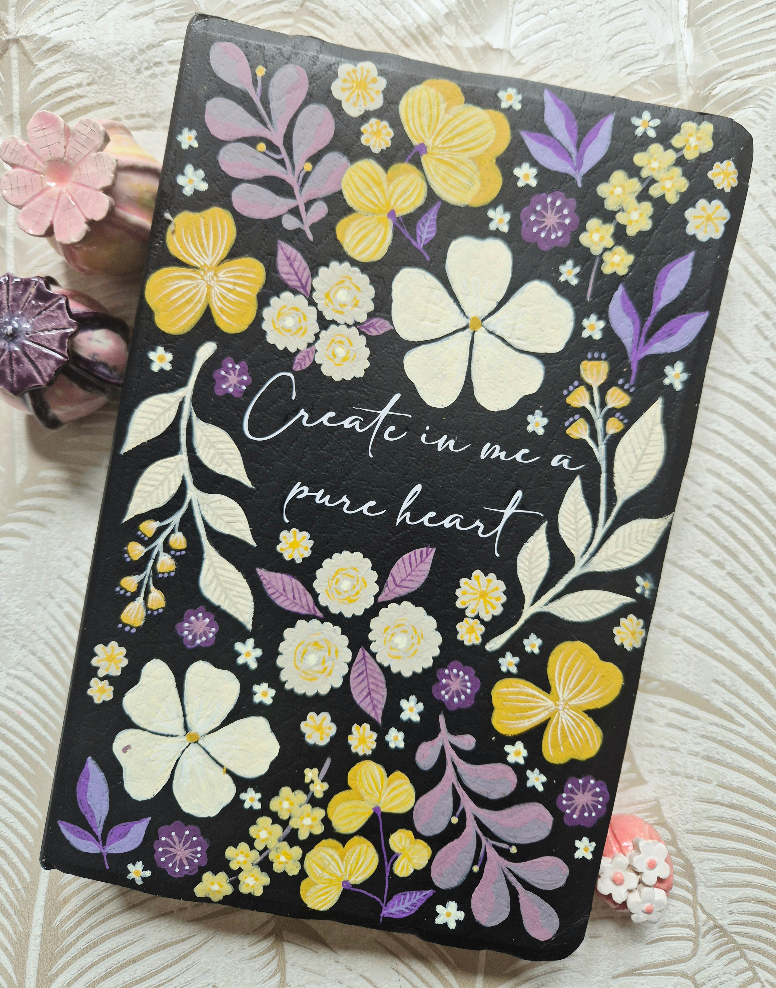 Handpainted NLT Bible - Pure Heart