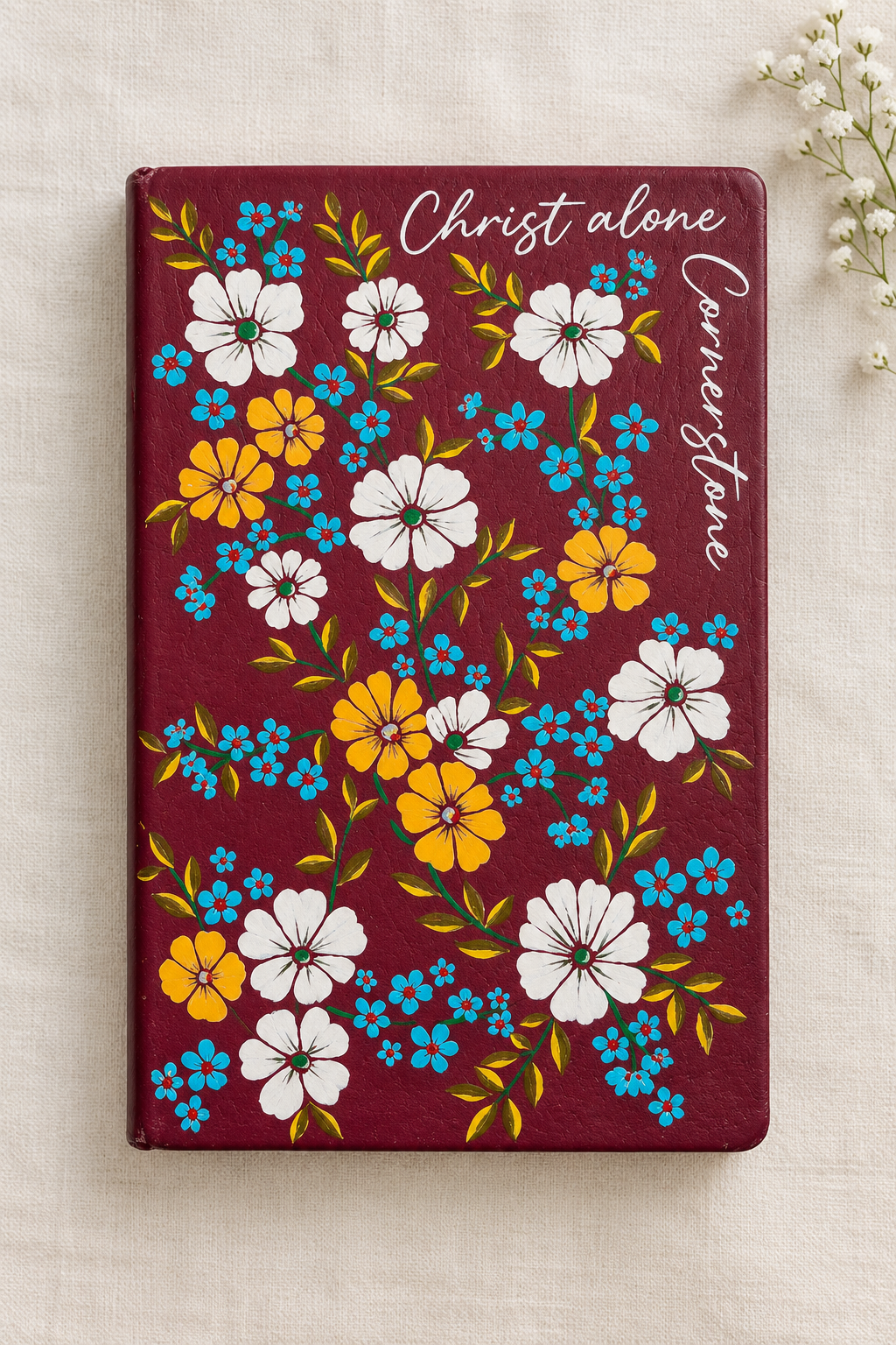 Handpainted NLT Bible - Cornerstone