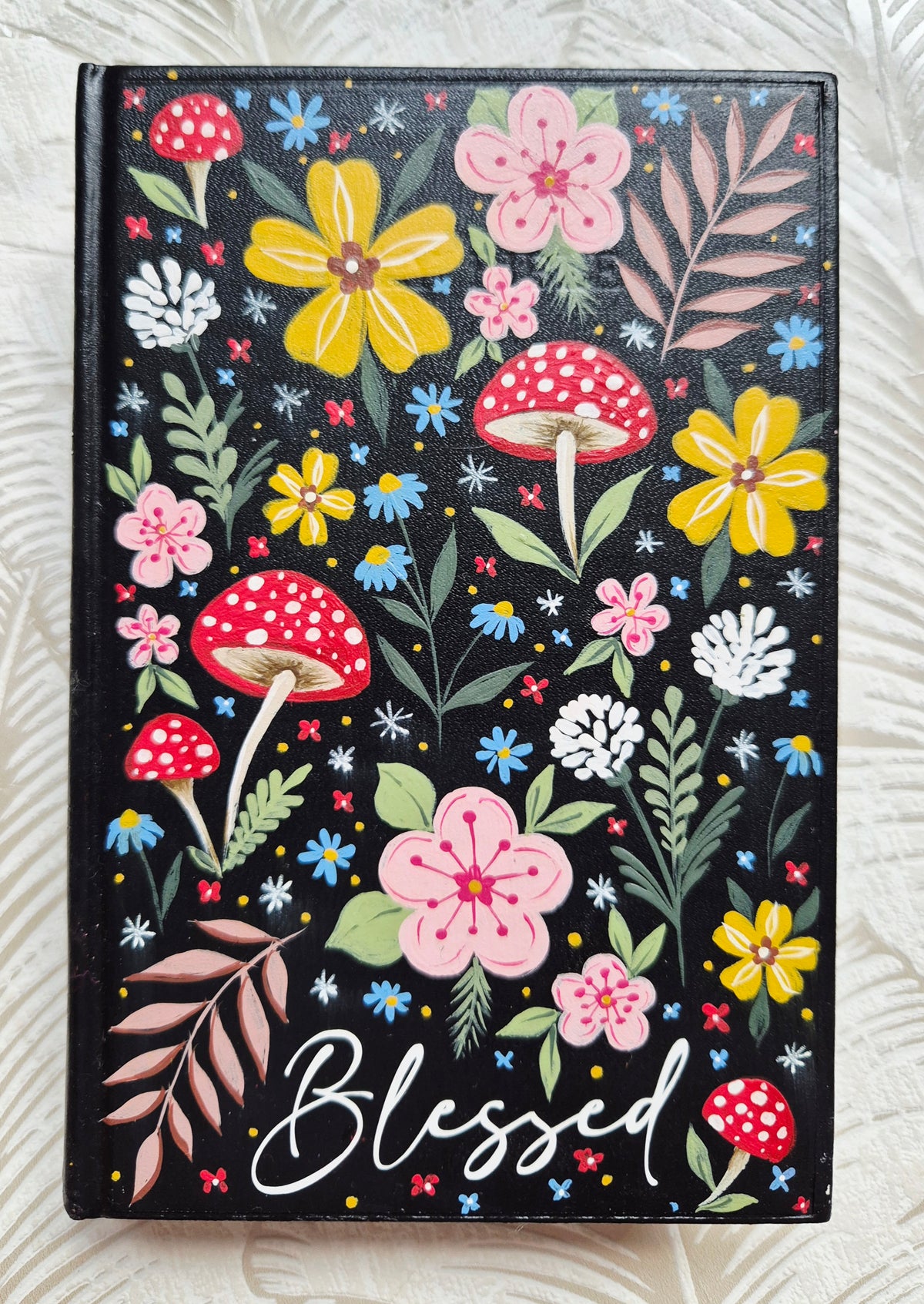 Handpainted KJV Bible - Blessed-whimsy design