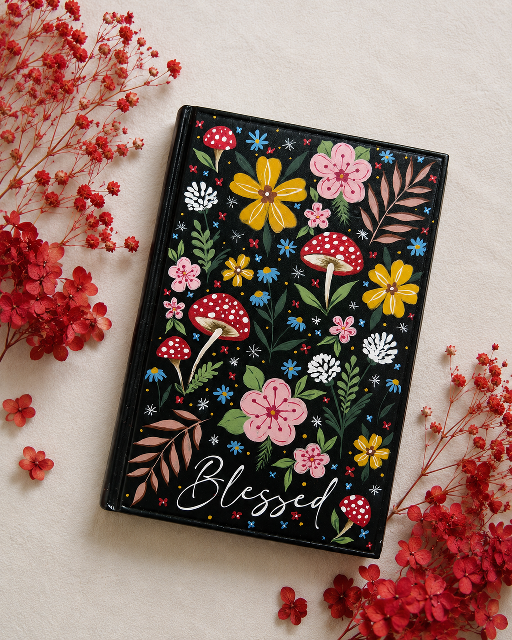 Handpainted KJV Bible - Blessed-whimsy design
