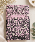 Handpainted NLT Bible - two tone pink and brown vine design