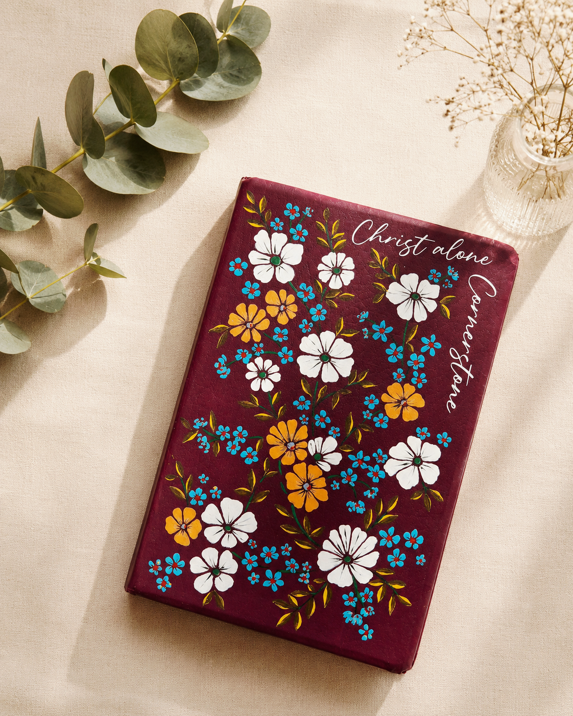 Handpainted NLT Bible - Cornerstone