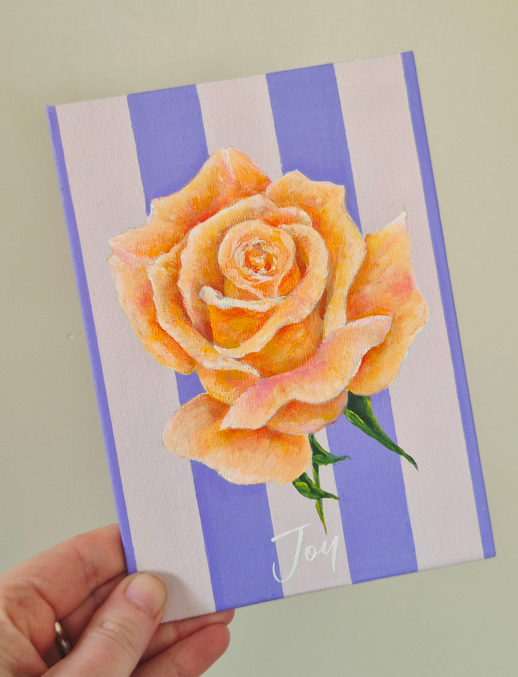 Words of encouragement Collection - Joy - Orange Rose