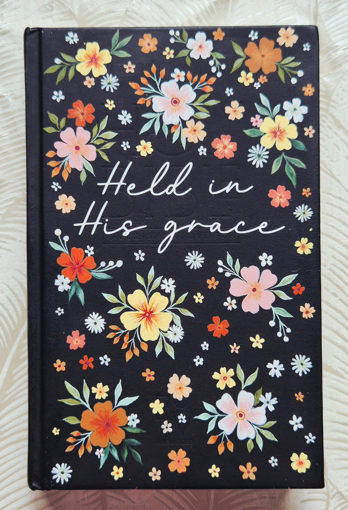 Handpainted ESV Bible - Held in His Grace
