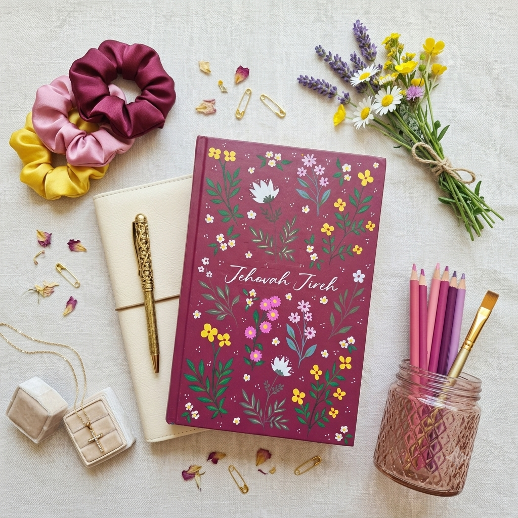 Handpainted NIV Bible - Jehovah Jireh